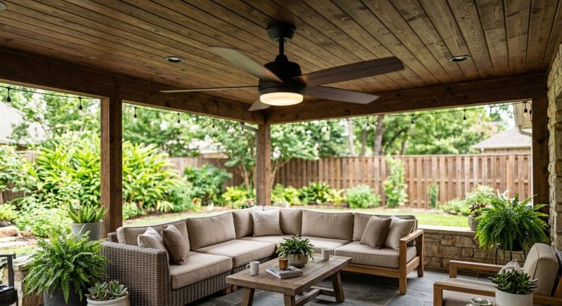 Patio Fan Installation in Conroe, TX