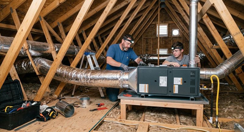 Attic Furnace Installation in Cincinnati, OH