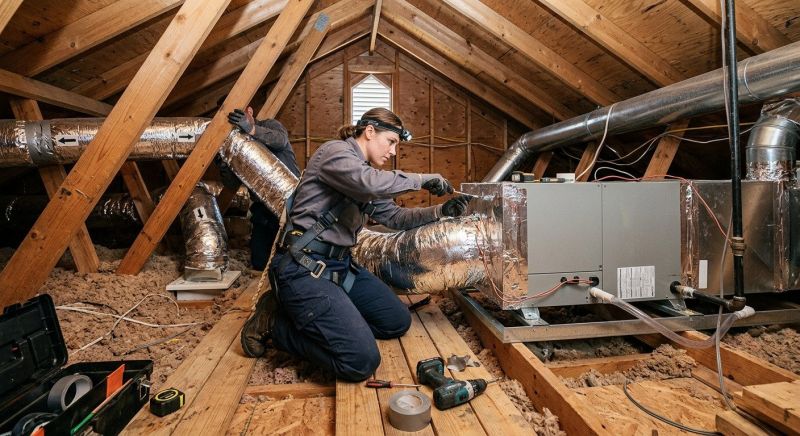 Attic Furnace Installation in Columbus, OH