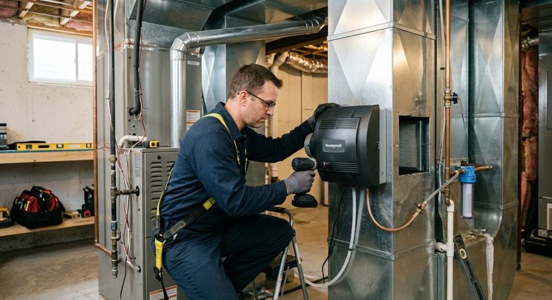 Attic Humidifier Installation in Monmouth County, NJ