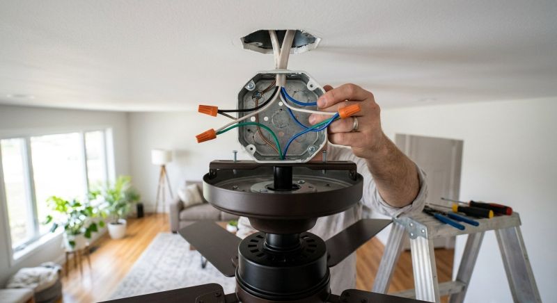 Hanging Fan Installation in Olathe, KS